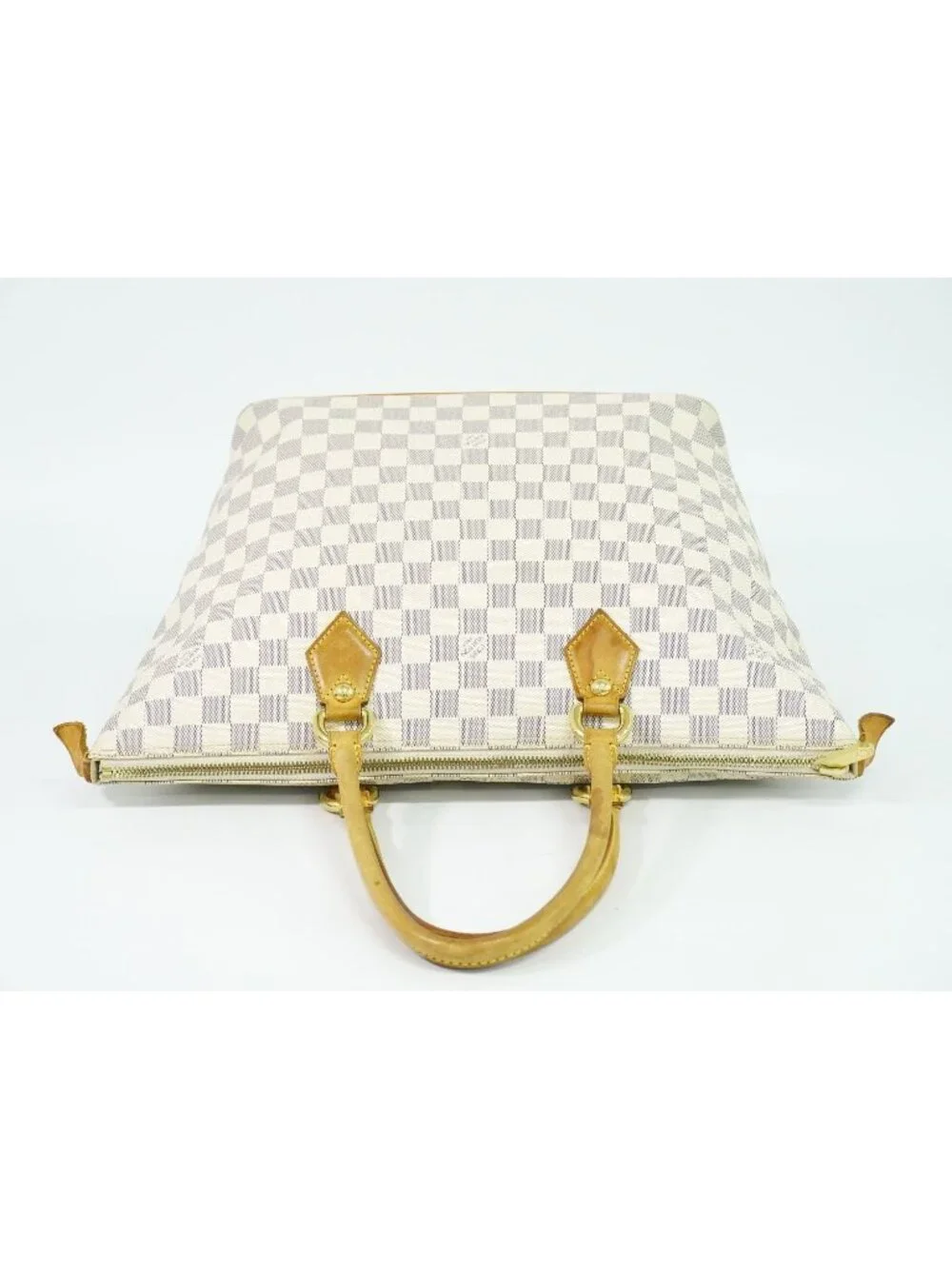 Louis Vuitton LV Saleya MM Damier Azur Shoulder Bag Tote White